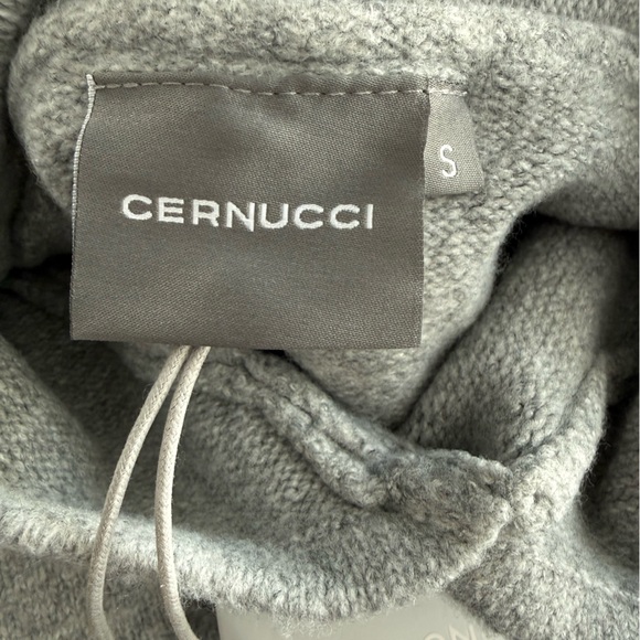 Cernucci Women's Grey Wide Leg Knitted Jogger Pants NWT Size S - Picture 8 of 10